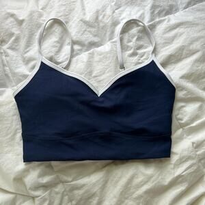 Navy and white free people